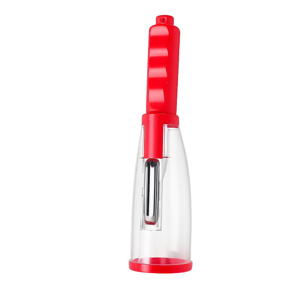 Anti-Splash Fruit & Vegetable Peeler with Container – Mess-Free Kitchen Tool
