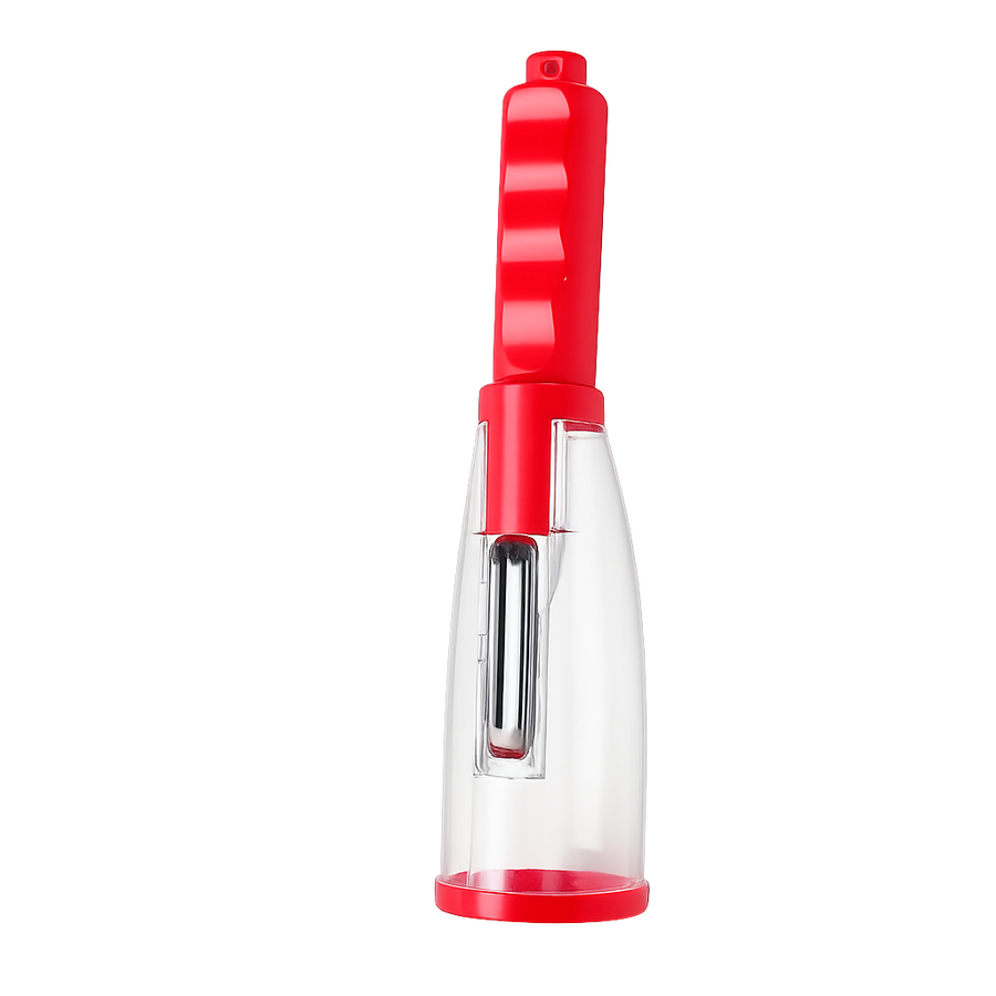 Anti-Splash Fruit & Vegetable Peeler with Container – Mess-Free Kitchen Tool