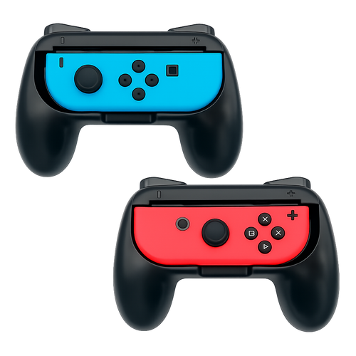 Controller Handle Grip Accessories with Joystick Grips for Left & Right Controllers
