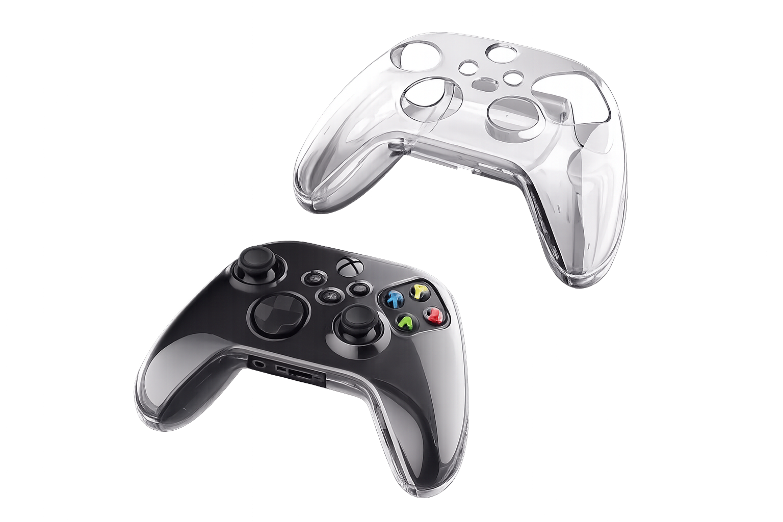 Crystal Clear Protective Case for Gaming Controller