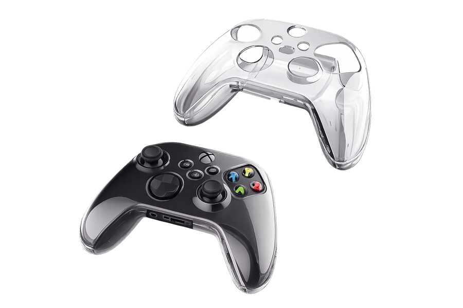Crystal Clear Protective Case for Gaming Controller