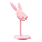 Cute Rabbit Phone Stand – Adjustable Desktop Phone Holder & Grip Accessory