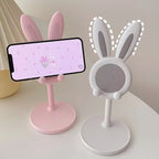 Cute Rabbit Phone Stand – Adjustable Desktop Phone Holder & Grip Accessory