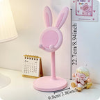 Cute Rabbit Phone Stand – Adjustable Desktop Phone Holder & Grip Accessory