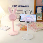 Cute Rabbit Phone Stand – Adjustable Desktop Phone Holder & Grip Accessory