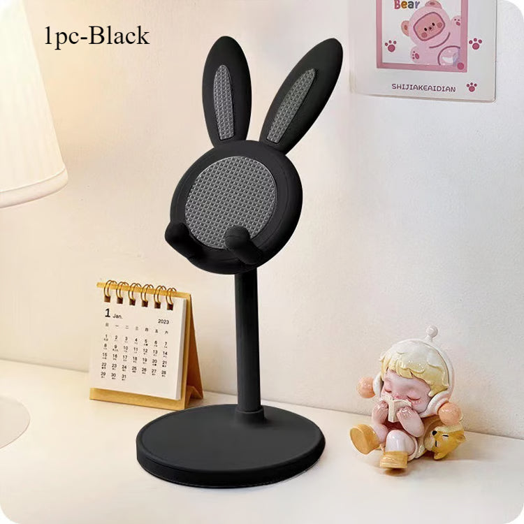 Cute Rabbit Phone Stand – Adjustable Desktop Phone Holder & Grip Accessory