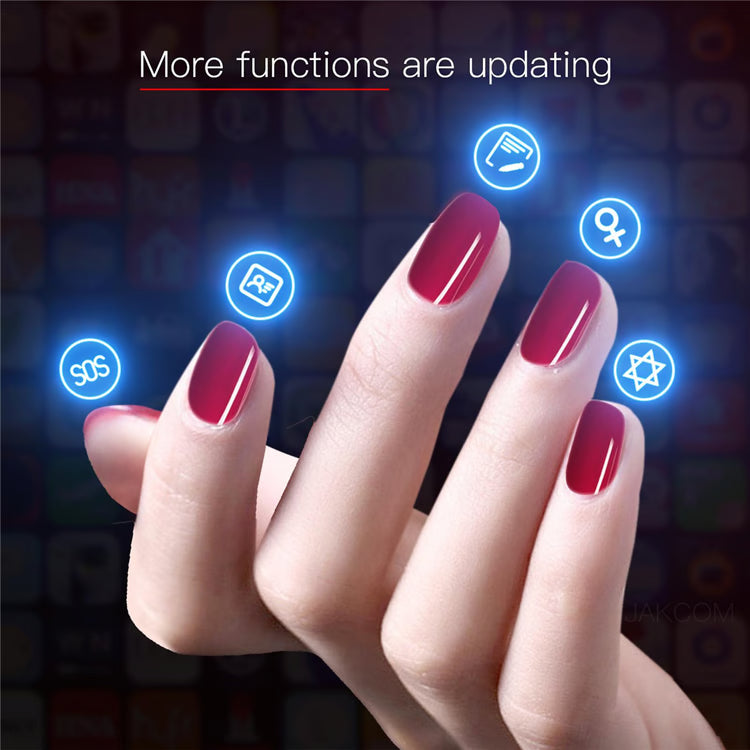 Smart NFC Nail Chip for Instant Sharing & Mobile Shortcuts