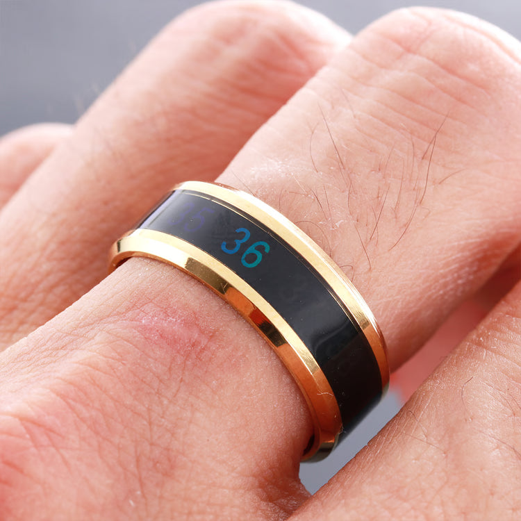 Smart Sensor Wearable Ring – Temperature Monitoring & Activity Tracking Accessory