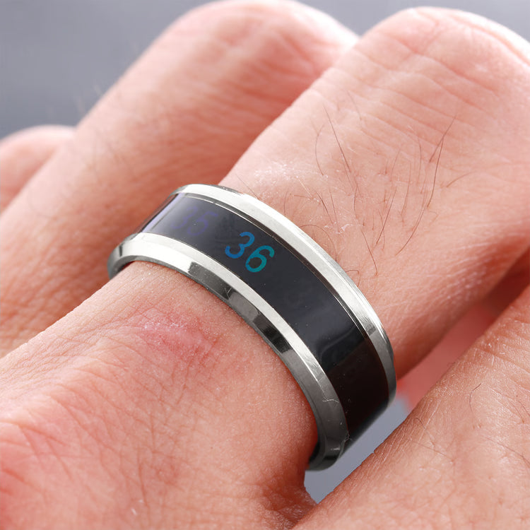 Smart Sensor Wearable Ring – Temperature Monitoring & Activity Tracking Accessory