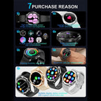 Smartwatch for Men with GPS, AMOLED Display & 100+ Sports Modes