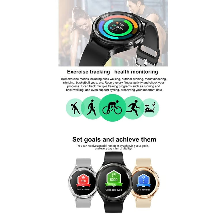 Smartwatch for Men with GPS, AMOLED Display & 100+ Sports Modes