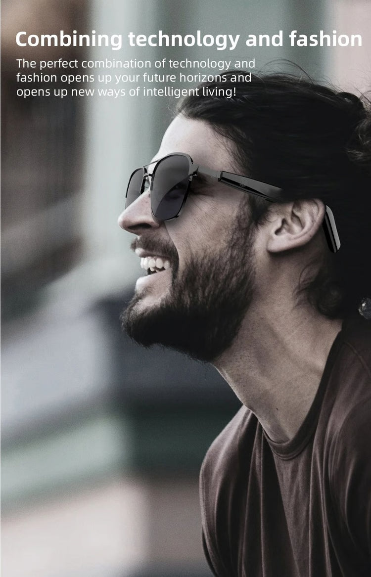 Smart Bluetooth Audio Sunglasses with Wireless Sound & Hands-Free Features