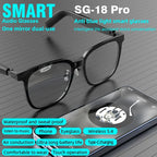 2-in-1 Smart Glasses with Bluetooth Audio & Magnetic Lenses