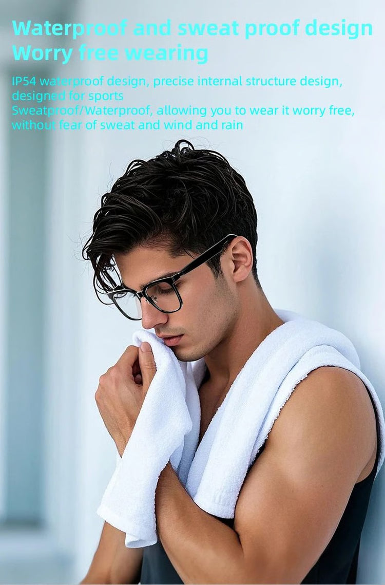 2-in-1 Smart Glasses with Bluetooth Audio & Magnetic Lenses