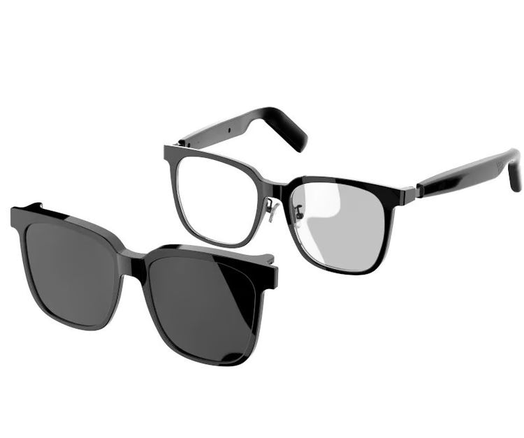 2-in-1 Smart Glasses with Bluetooth Audio & Magnetic Lenses