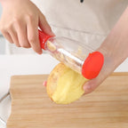 Anti-Splash Fruit & Vegetable Peeler with Container – Mess-Free Kitchen Tool