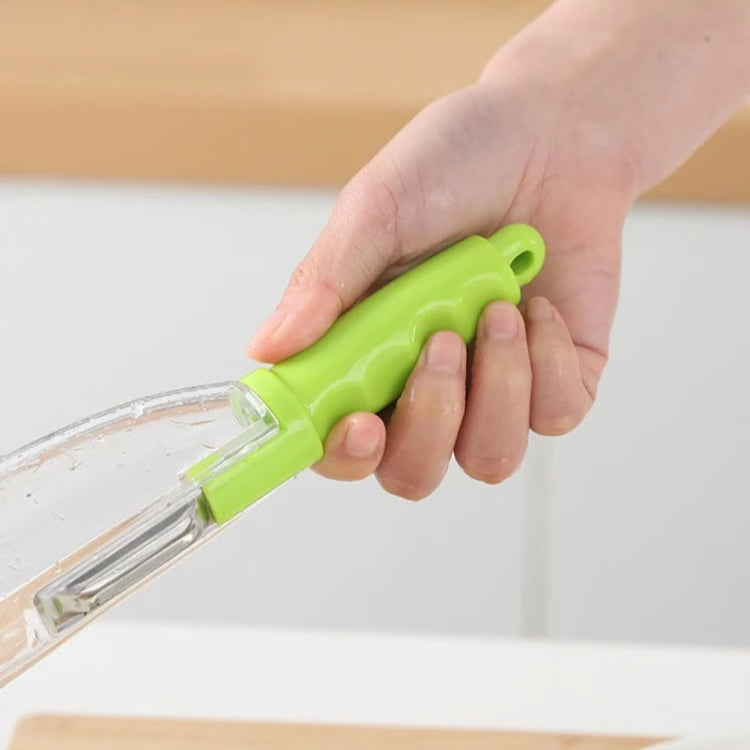 Anti-Splash Fruit & Vegetable Peeler with Container – Mess-Free Kitchen Tool