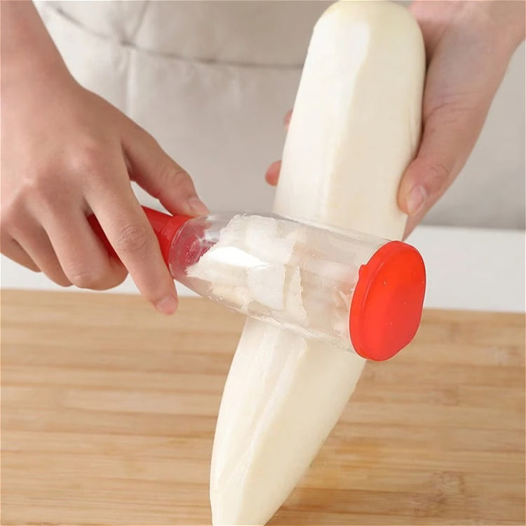 Anti-Splash Fruit & Vegetable Peeler with Container – Mess-Free Kitchen Tool