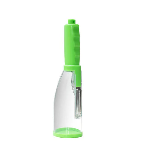 Anti-Splash Fruit & Vegetable Peeler with Container – Mess-Free Kitchen Tool