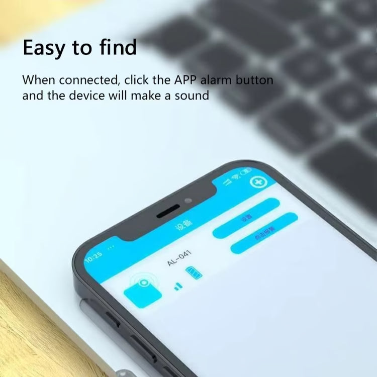 Mini Bluetooth Tracker Tag with Find My Compatibility for Keys, Bags & Personal Items
