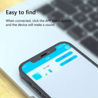 Mini Bluetooth Tracker Tag with Find My Compatibility for Keys, Bags & Personal Items