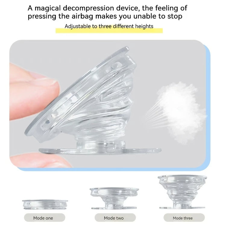 Transparent Retractable Mobile Phone Stand – Adjustable Airbag Phone Holder