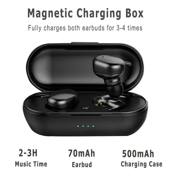 HD Audio Wireless Sports Earbuds with Touch Control