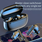 Hi-Fi Wireless Bluetooth Earbuds with Touch Controls, Noise Reduction & Waterproof Design