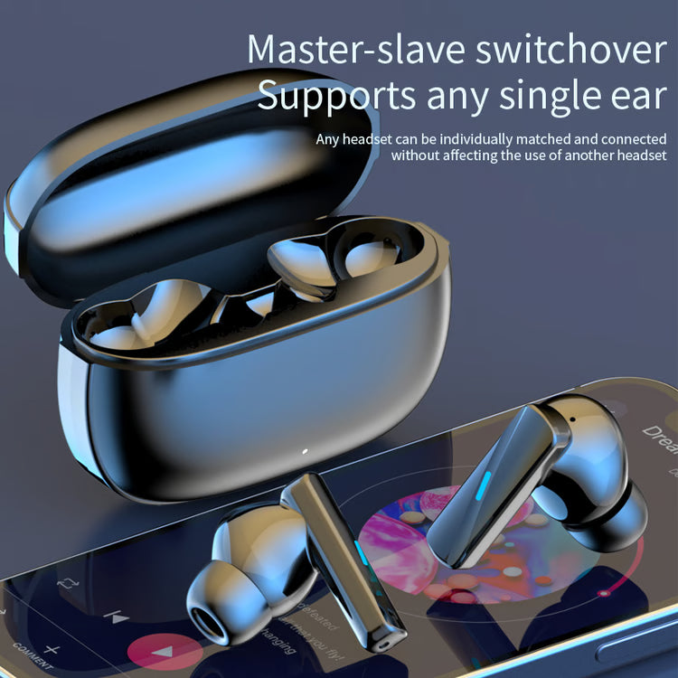 Hi-Fi Wireless Bluetooth Earbuds with Touch Controls, Noise Reduction & Waterproof Design