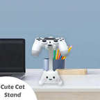 Cute Cat Game Controller Stand Holder – Desktop Gaming Accessory