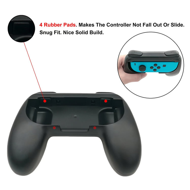 Controller Handle Grip Accessories with Joystick Grips for Left & Right Controllers