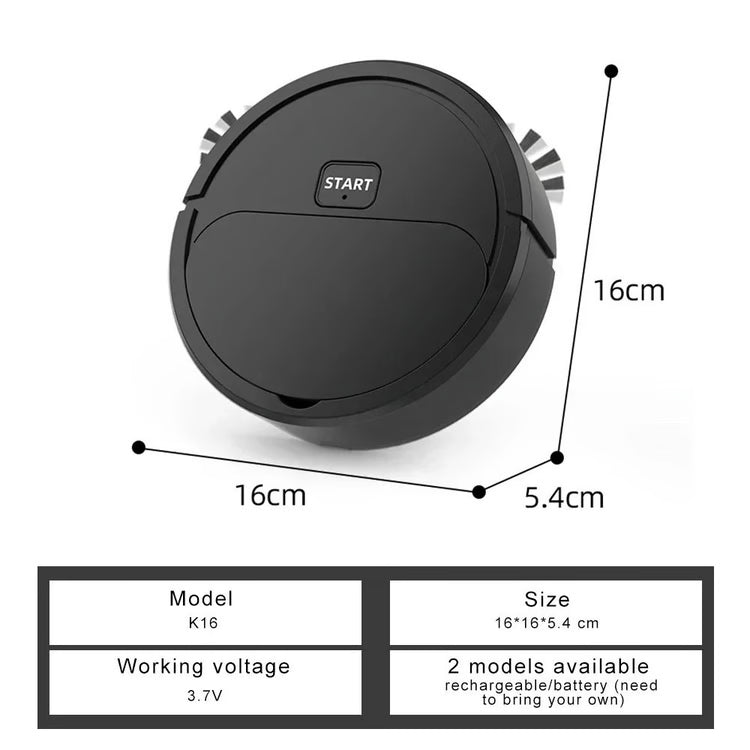 Robotic Vacuum Cleaner with Sweeping, Mopping & USB Charging – All-in-One Home Cleaning