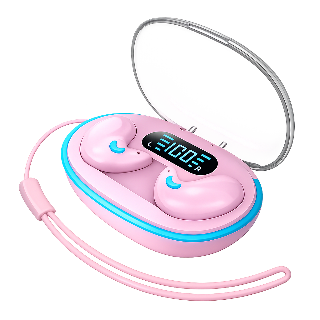 Waterproof Wireless Bluetooth Earbuds with Hi-Fi Stereo Sound & Microphone
